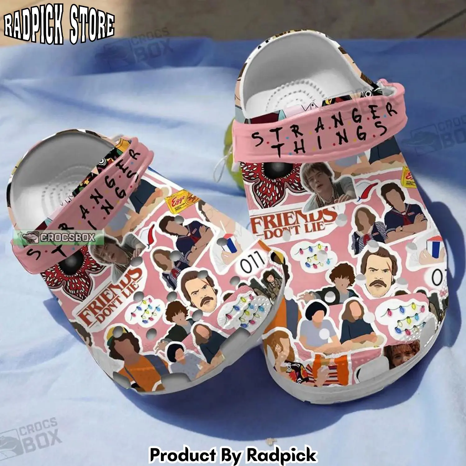 Radpick stranger things friends style crocss rp6521120
